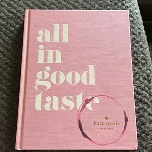 EUC Kate Spade dining rules/ recipe book 📖